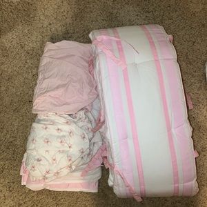 Baby Crib Bumper and Skirt Set